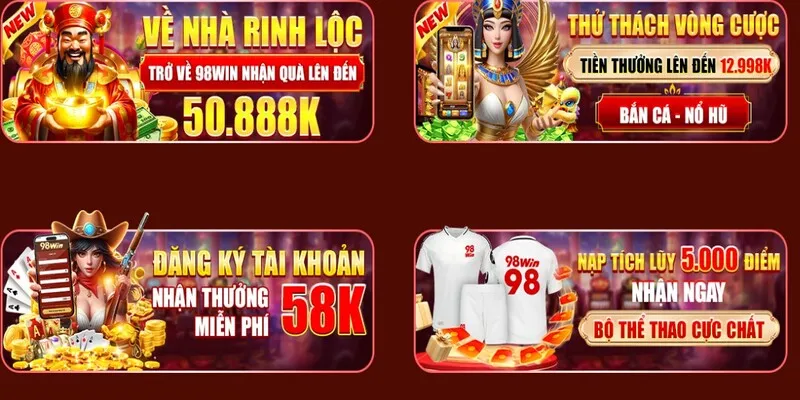 Các điều kiện cần để có thể tham gia khuyến mãi 98Win